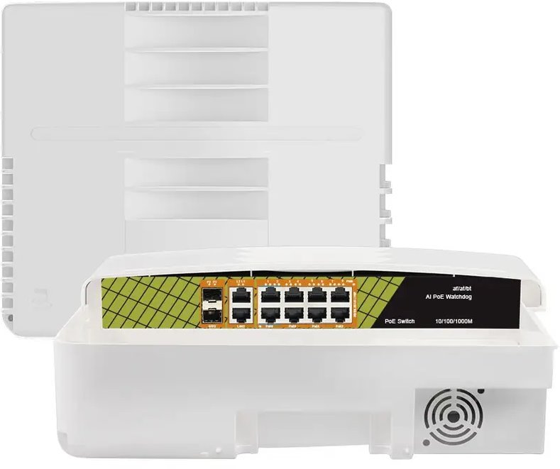 GNT-P1012G6-F PoE bt6ow OUT DOOR GIGABYTE POE SWITCH SFP HS 85365090 - Imagen 6