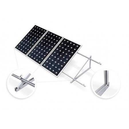 IPV-SUJECIONES15-G SUJECIONES ALUMINIO PANEL SOLAR - Imagen 2