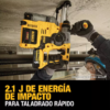 Taladro Rotomartillo 1'' 20v Max + 2bat 5ah Dewalt Dch273p2 Color Amarillo/Negro - Imagen 4