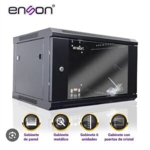 RAC ARMARIO 6U CON PUERTA DE CRISTAL